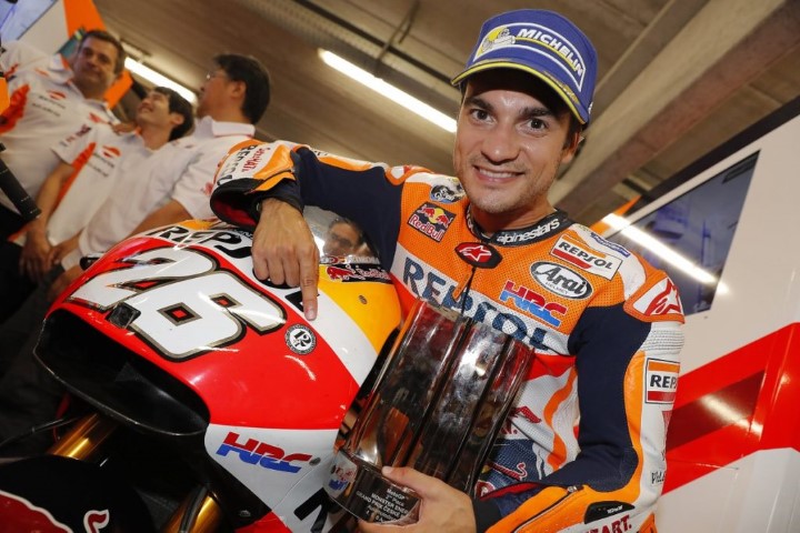 Pedrosa Honda Brno podio 150 michelin homenaje nieto