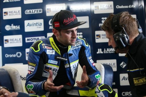 Héctor Barberá, durante su último fin de semana con el Reale Avintia en el GP de la Comunitat Valenciana 2017