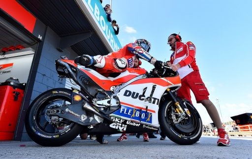 Andrea Dovizioso Ducati MotoGP Gran Premio Australia Phillip Island Box