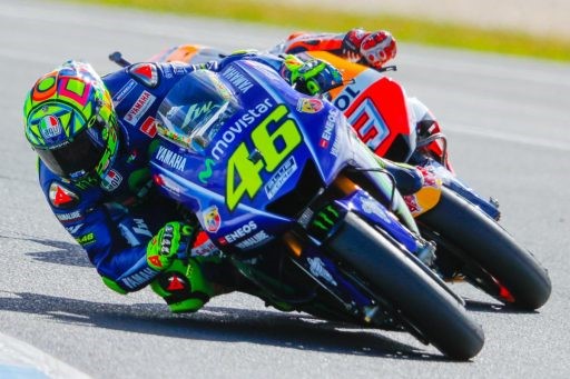 rossi marquez 2017 phillip island