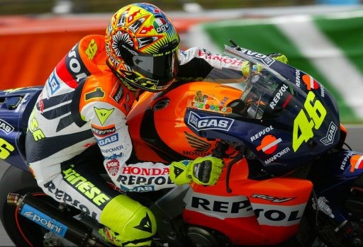 Valentino Rossi, durante su unión con Honda