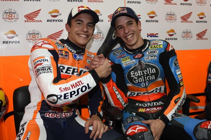 marc y alex marquez test