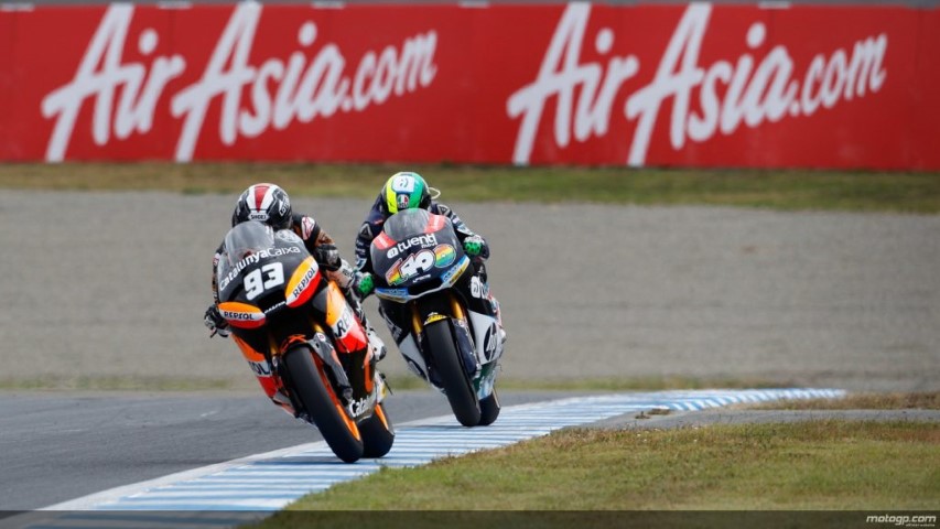 Marc Marquez Pol Espargaro Motegi 2012