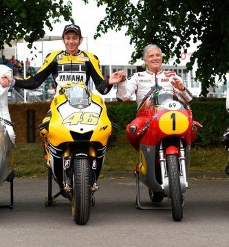 Goodwood Festival of Speed 2015 Surtees Rossi Roberts Agostini foto yamaha