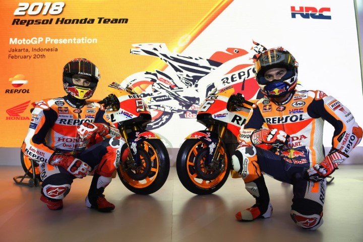 presentacion honda repsol 2018 pedrosa marquez