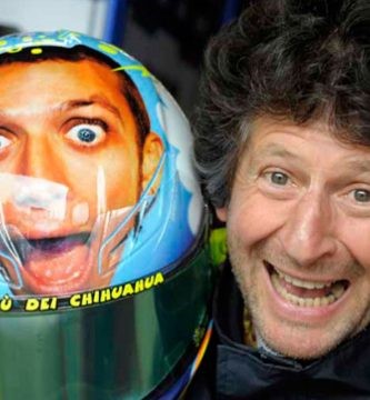 Graziano Rossi casco Valentino Rossi