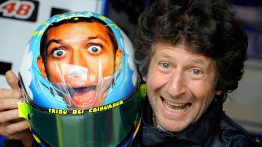 Graziano Rossi casco Valentino Rossi