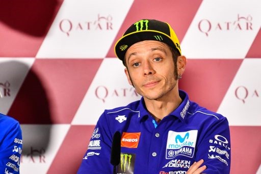 Valentino Rossi, durante la rueda de prensa