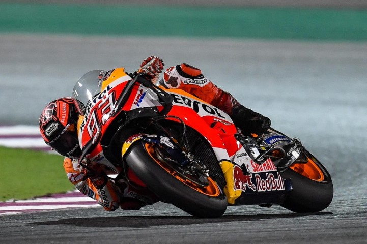 marquez honda test qatar motogp