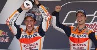 Marquez Pedrosa Podio Jerez 2017