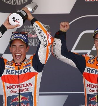 Marquez Pedrosa Podio Jerez 2017
