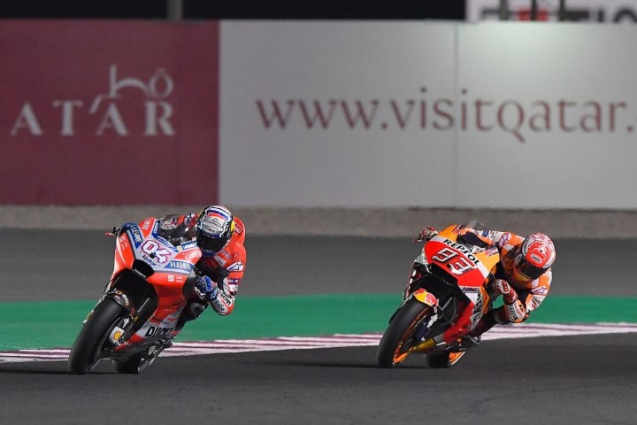Dovizioso y Marquez