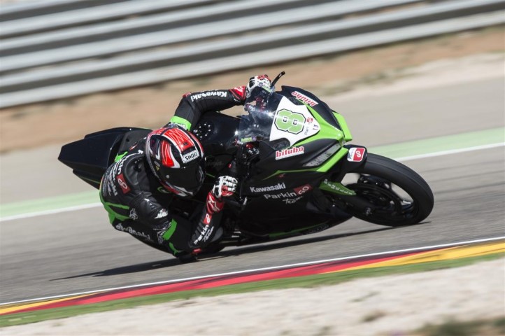 Mika Pérez, durante la jornada de ayer en MotorLand