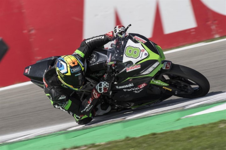 Mika Pérez, durante la jornada del viernes en Assen