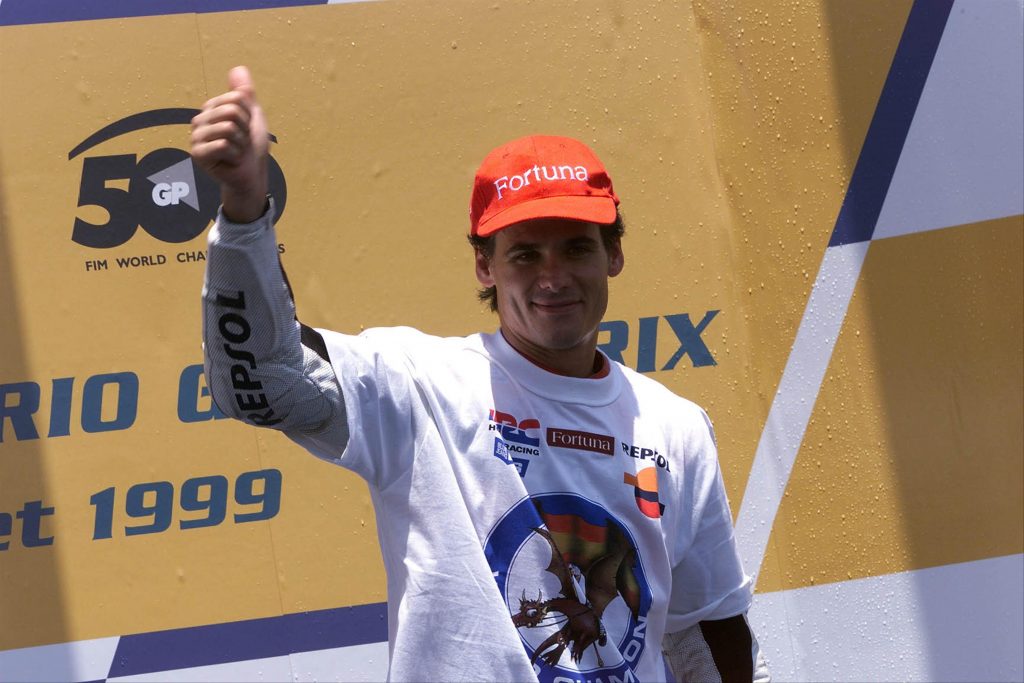 Crivillé Brasil 1999 campeón de 500cc motogp