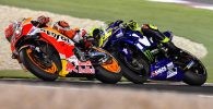 Marc Márquez Valentino Rossi estilos frenada