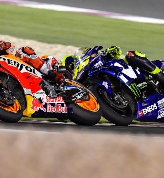 Marc Márquez Valentino Rossi estilos frenada