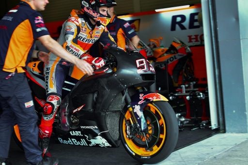 marquez honda test jerez motogp