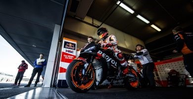 marc marquez repsol honda box test jerez motogp