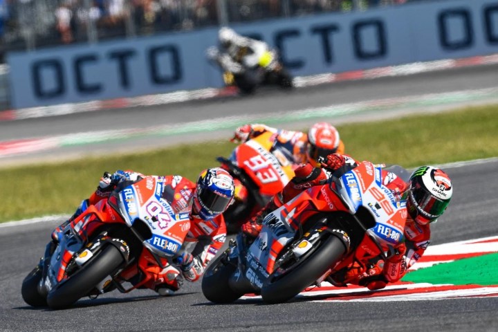 lorenzo dovizioso marquez motogp 2018
