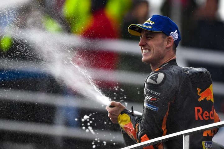 Pol Espagaro Valencia 2018 MotoGP primer podio KTM