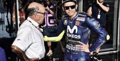 Valentino Rossi y Carmelo Ezpeleta