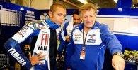 Jeremy Burgess con Valentino Rossi en Yamaha