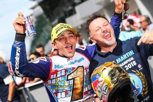 Jorge Martín y Fausto Gresini Sepang 2018