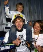 Rossi, Marini y Stefania Palma