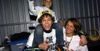 Rossi, Marini y Stefania Palma