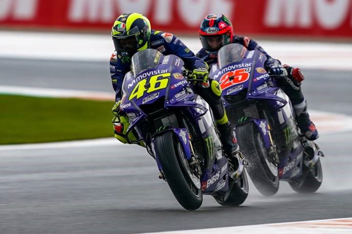 Maverick Vi&ntilde;ales y Valentino Rossi
