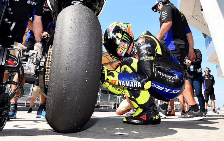 VALENTINO ROSSI ITA<br /> YAMAHA FACTORY RACING<br /> YAMAHA<br /> MotoGP<br /> Test Sepang 2019 (Circuit Sepang)<br /> 06-08.02.2018<br /> photo: MICHELIN