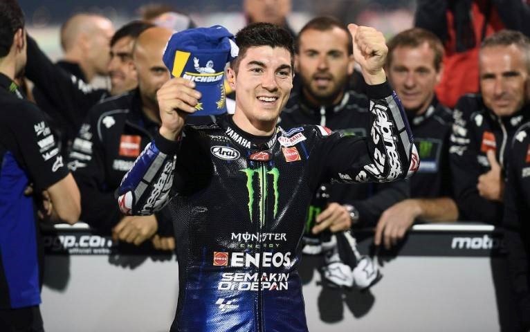 Maverick Vinales (SPA)<br /> Monster Energy Yamaha MotoGP<br /> Yamaha<br /> MotoGP<br /> GP Qatar 2019 (Circuit Losail)<br /> 8-10.03.2019<br /> photo: Michelin