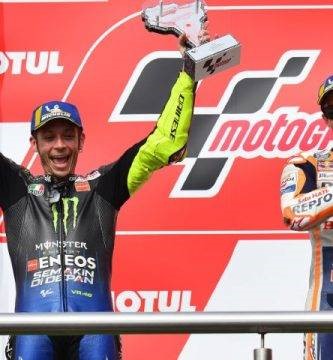 Rossi Marquez MotoGP Argentina podios