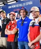 marc marquez, alex rins, valentino rossi, jack miller, andrea dovizioso, jaume masia, gp españa