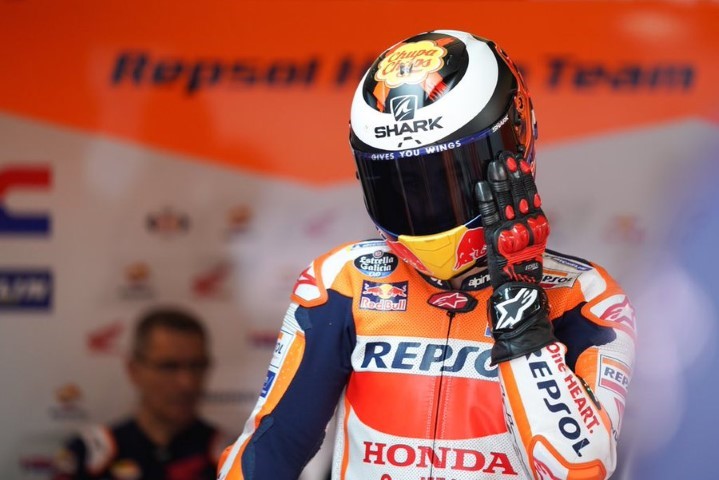 Honda test Catalunya Lorenzo