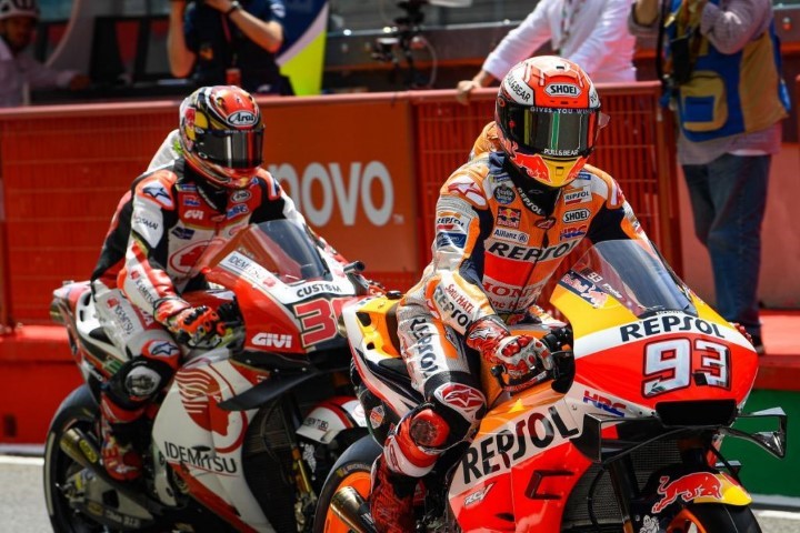 Marc Márquez Takaaki Nakagami MotoGP Honda