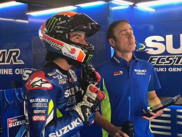 Rins Suzuki Test Barcelona