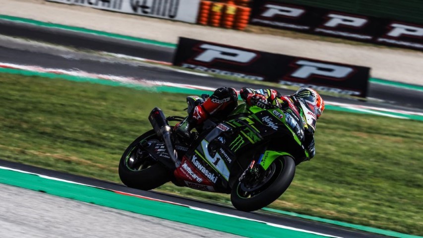 Jonathan Rea Kawasaki WorldSBK Álvaro Bautista Ducati Misano