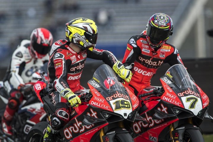 Álvaro Bautista Giulio Nava Ducati Misano Imola WorldSBK Superbikes