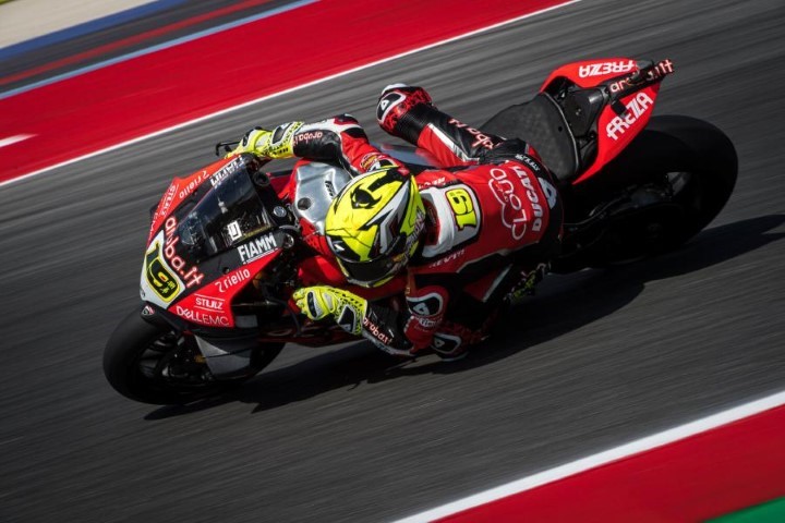Álvaro Bautista Giulio Nava Ducati Misano Imola WorldSBK Superbikes