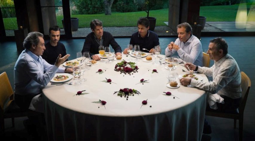 Los protagonistas de la cena 