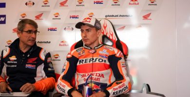 Jorge Lorenzo en su box