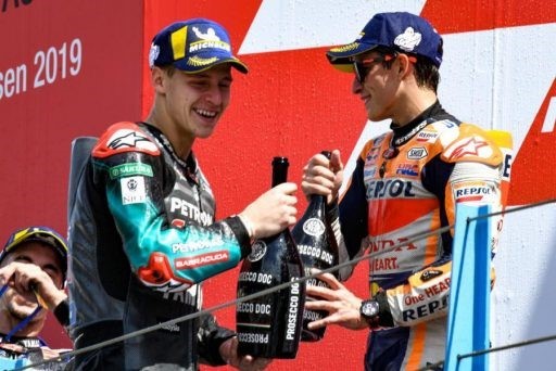 Fabio quartararo Marc Márquez Cal Crutchlow Repsol Honda Petronas Yamaha LCR Honda MotoGP