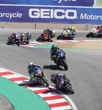 MotoAmerica Toni Elias Superbike Laguna Seca Garrett Gerloff Cameron Baubier Yamaha Suzuki