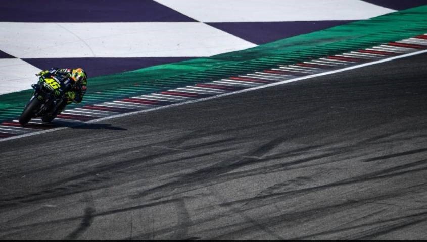 Rossi Yamaha Test Misano