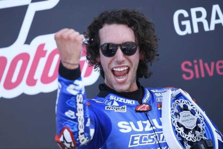 Alex Rins Suzuki MotoGP Test Misano