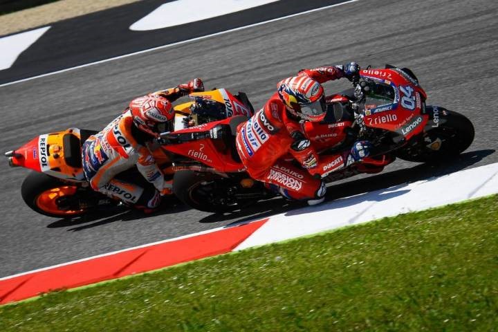 Andrea Dovizioso Marc Márquez Ducati MotoGP