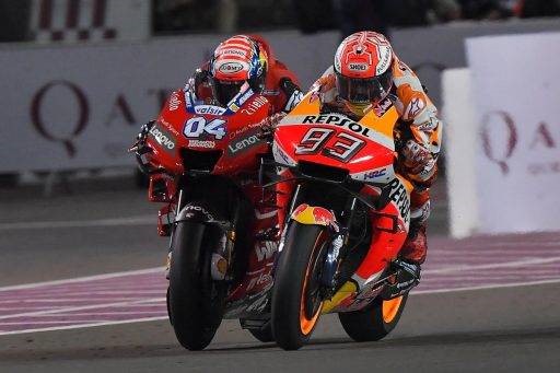 Andrea Dovizioso Marc Márquez Ducati MotoGP