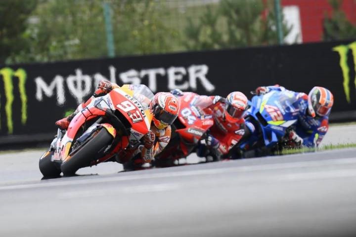 Dovizioso Márquez Rins